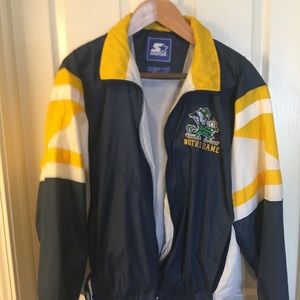 Vintage Starter Notre Dame Jacket